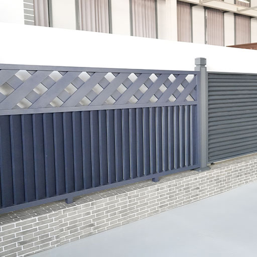 Geländer aus Aluminium