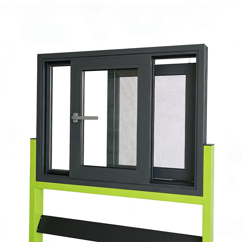 Diebstahlsicheres Fenster aus Aluminiumlegierung mit Diamantgitter